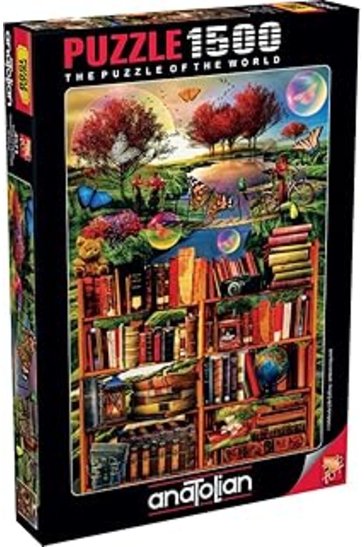 karadağsb Anatolian 1500 Parça Puzzle: Kitap Dünyası