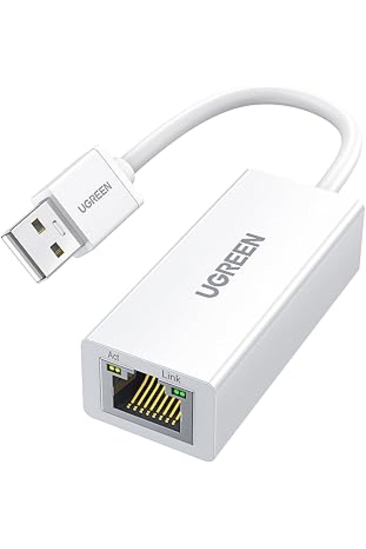 Pazarcan Ugreen Usb 2.0 Rj45 Fast Ethernet Lan Ağ Adaptörü 10/100Mbps Için Windows 10/8.1/8/7/Vista/Xp, Mac
