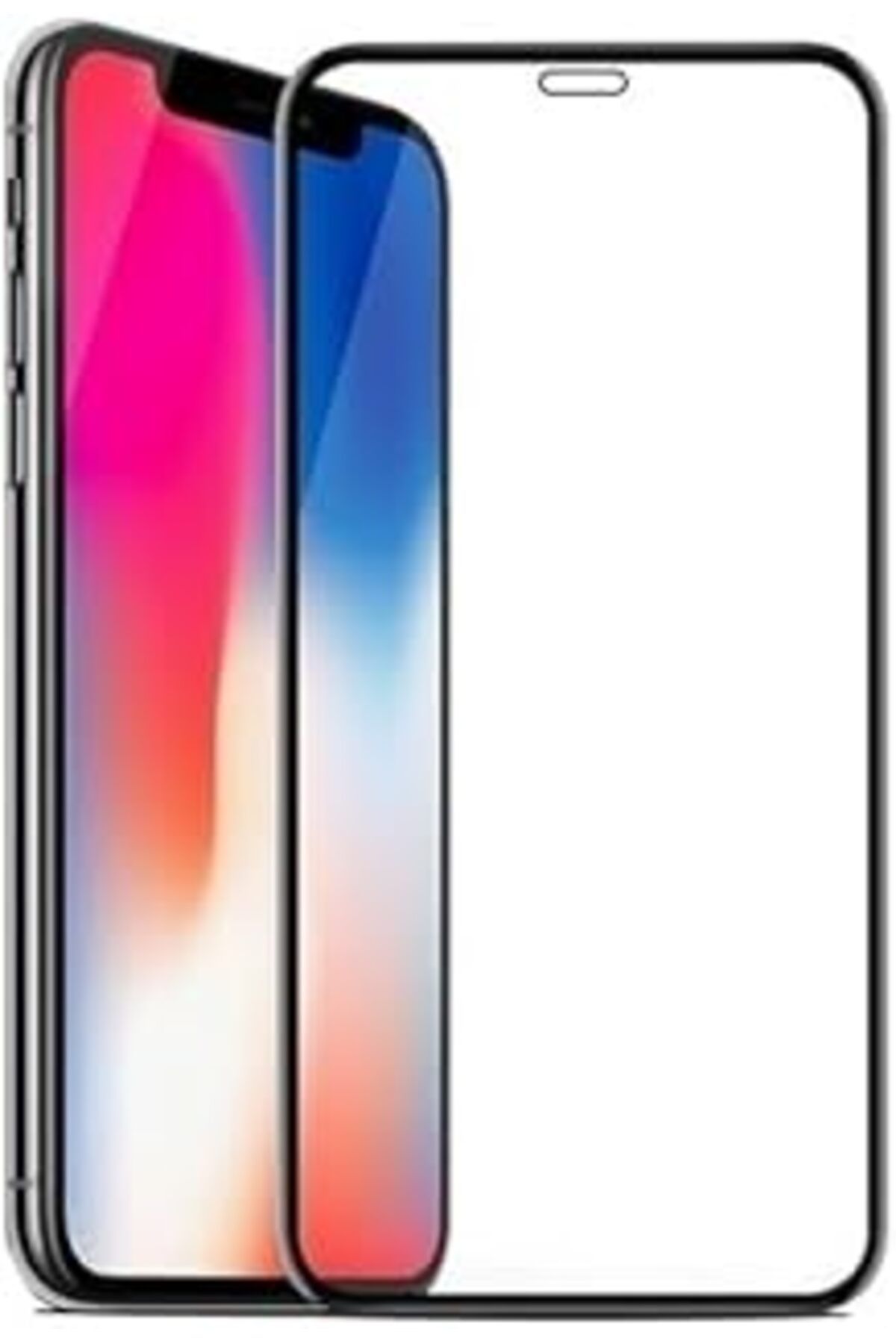 Pazarcan Toprak Bilişim Iphone 13/13 Pro/14 Uyumlu Full Kaplama 6D Ekran Koruyucu Dayanıklı 9H Temperli Cam