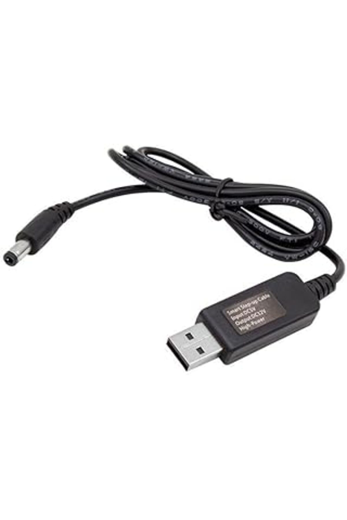 jupiter global bazaar Powermaster 5V-12V Usb To Dc 5.5X2.5Mm Kablo 12V 1A
