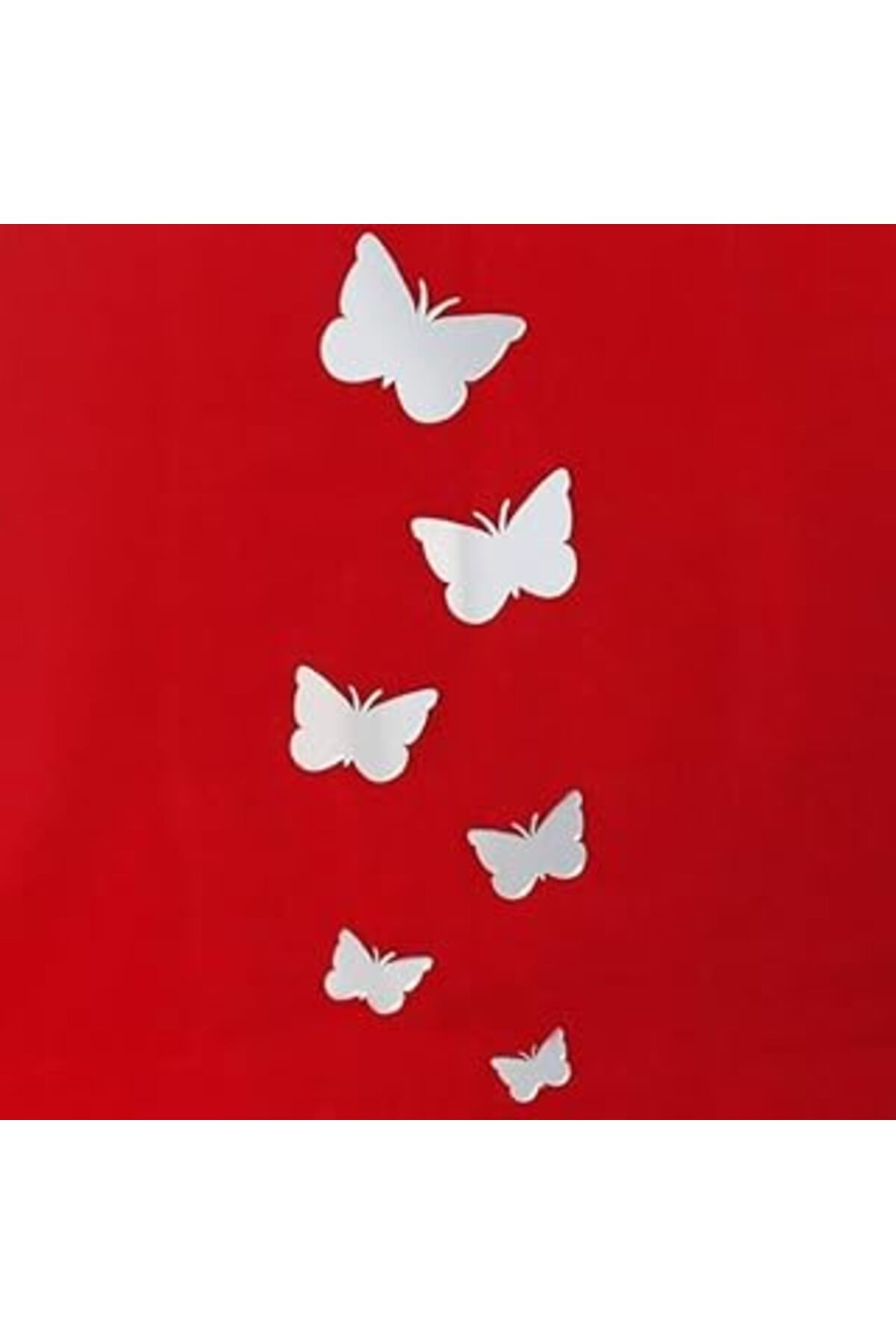 Mu Art Parti Vitrini Pleksi Ayna Dekoratif Kelebekler Duvar Süsü
