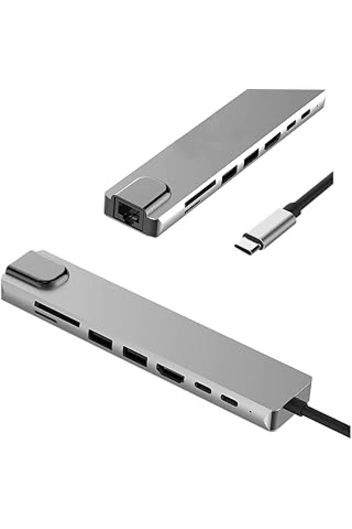 Mu Art Daytona Cf10 Macbook Uyumlu Type-C™ To 4K Hdmi 2* Type-C 2* Usb 3.0 Ethernet Lan 2* Sd 8In1 Çeviric