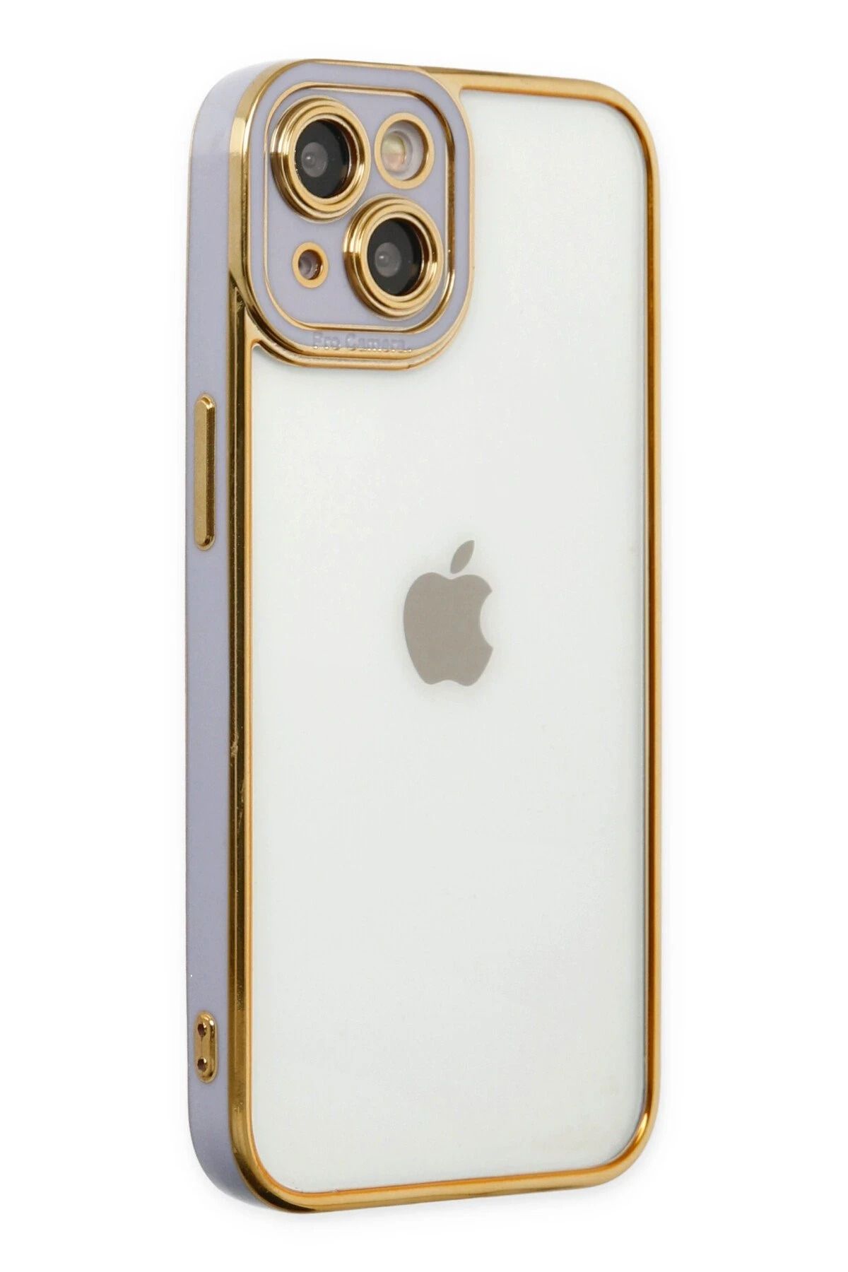 NewFace iPhone 14 Plus Kılıf Liva Lens Silikon - Lila FERRG