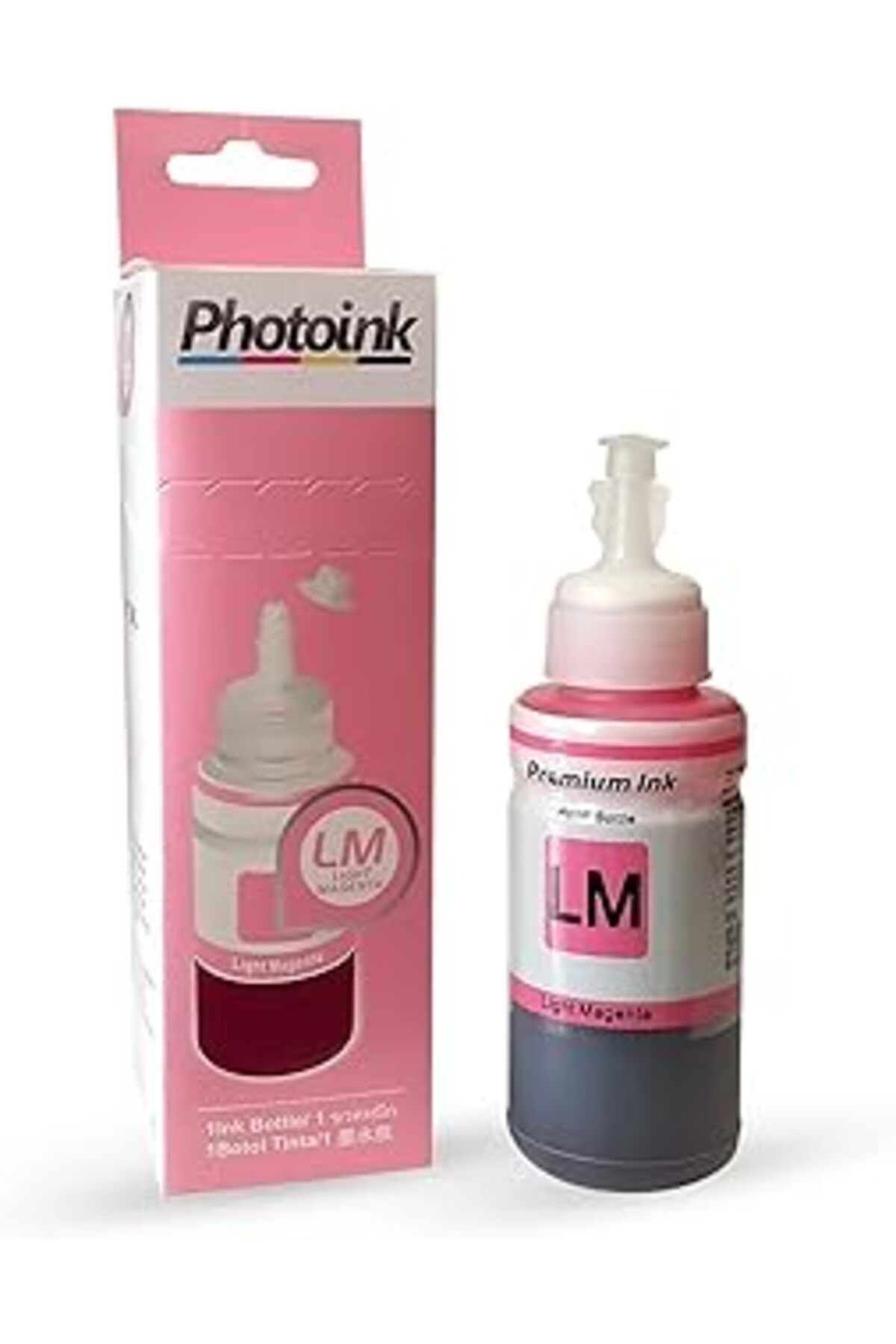 Mu Art Photoink Plus L Serisi Mürekkepleri, Epson T6735 Uyumlu 70 Ml Kırmızı Photoink Plus Mürekkep (6 Ren