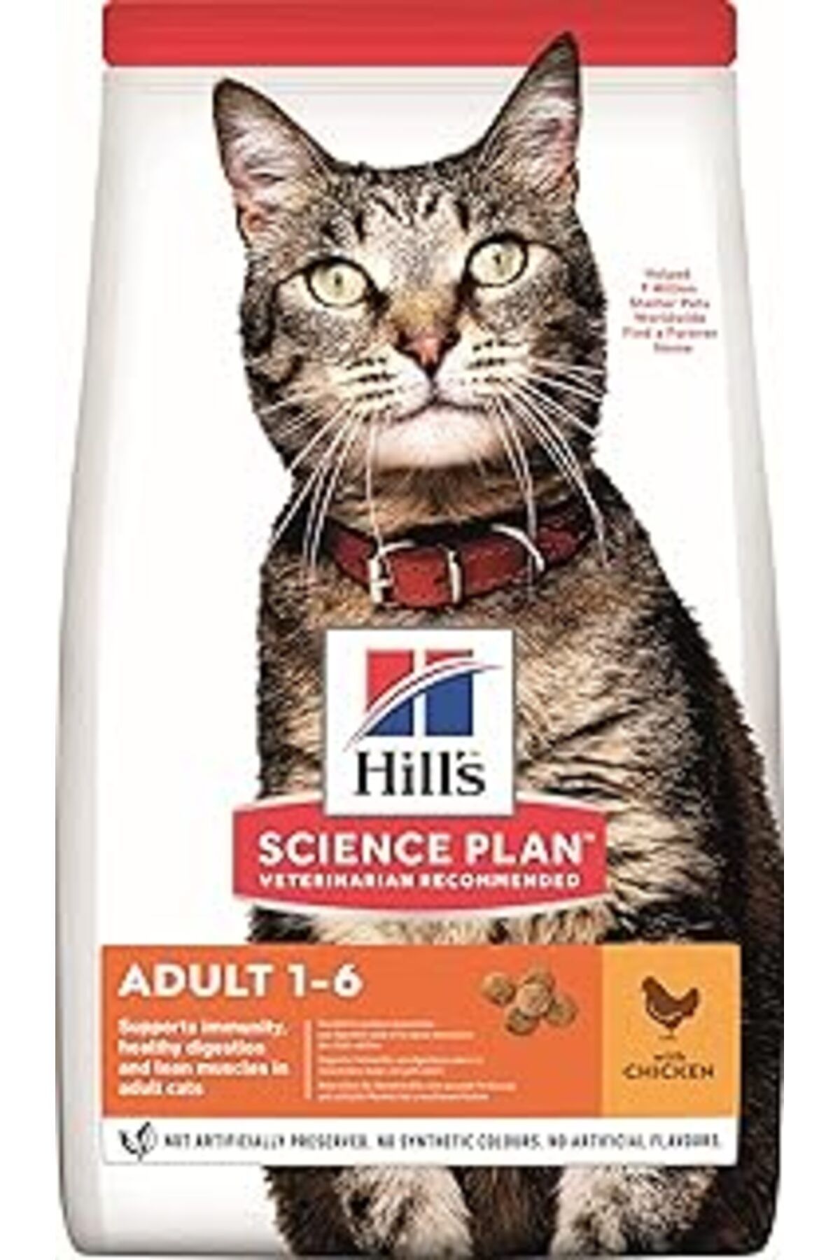karadağsb Hill'S Science Plan Yetişkin Tavuklu Kedi Maması 13+2 Kg