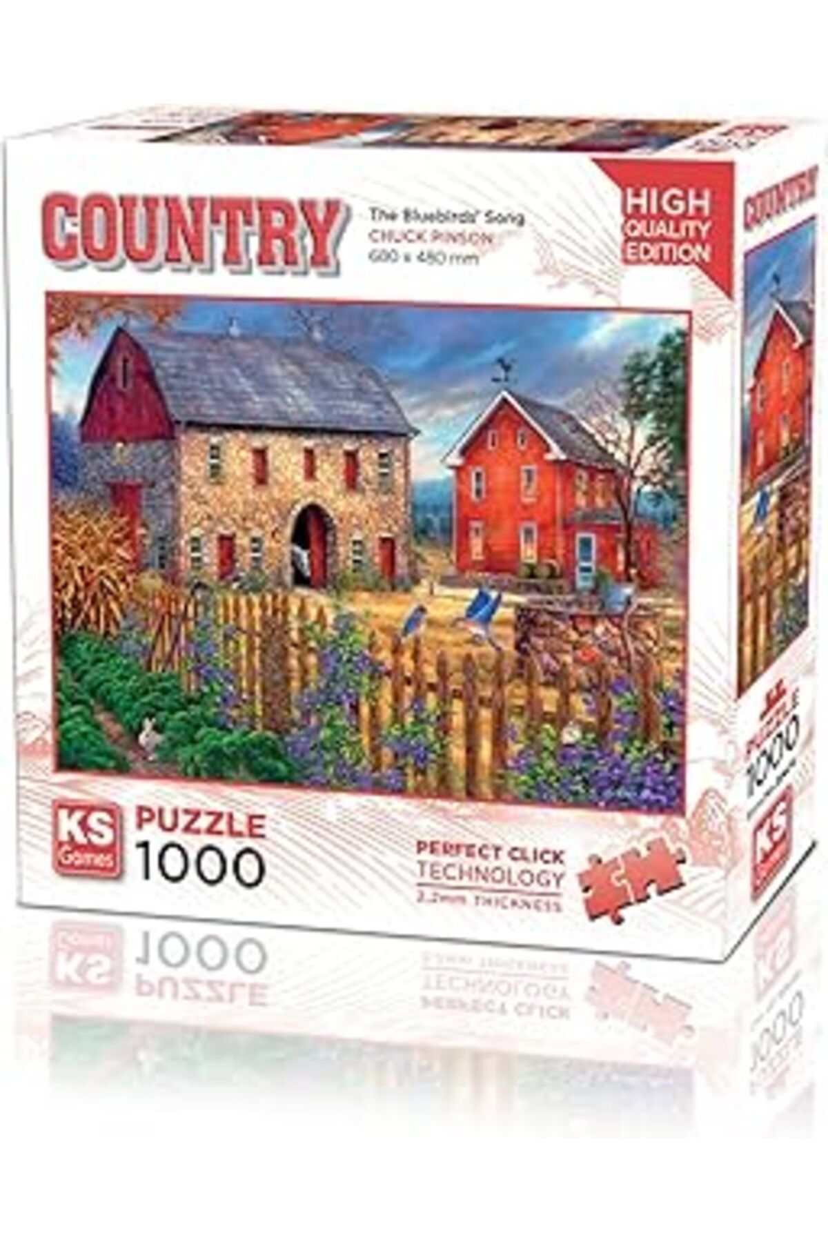 karadağsb 20676 The Bluebirds Song 1000 Parça Puzzle -Ks Puzzle
