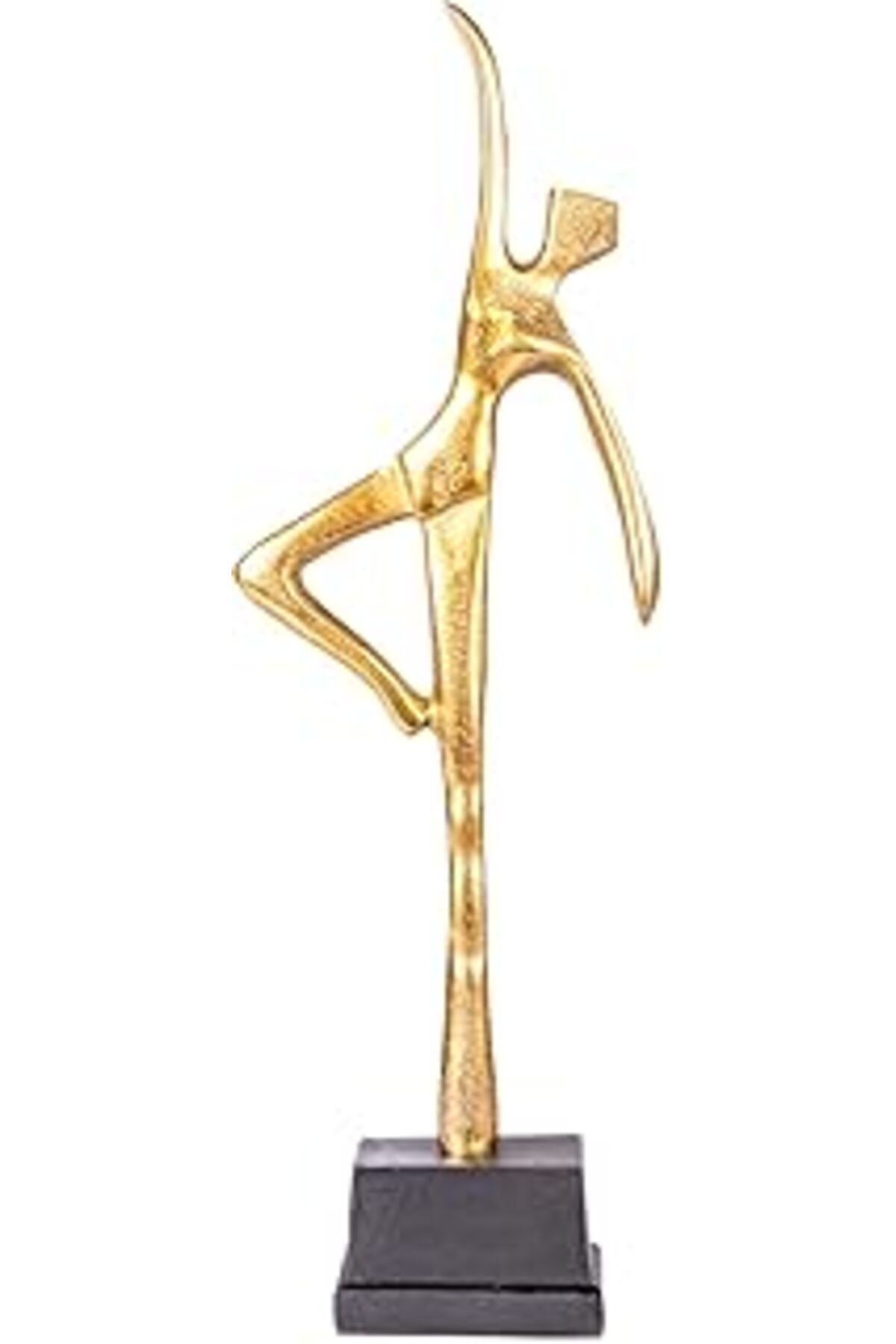 karadağsb Herdekora Metal Biblo Balet Gold-Siyah 11,5X7X35 Cm.