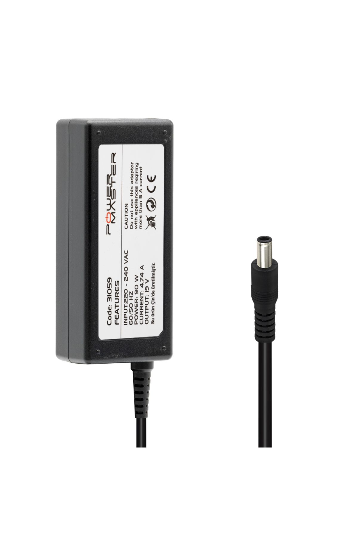 robotrend Pm-31059 19 Volt - 4.74 Amper 5.5*3.0 Mm Uçlu Adaptör (Samsung Notebook)