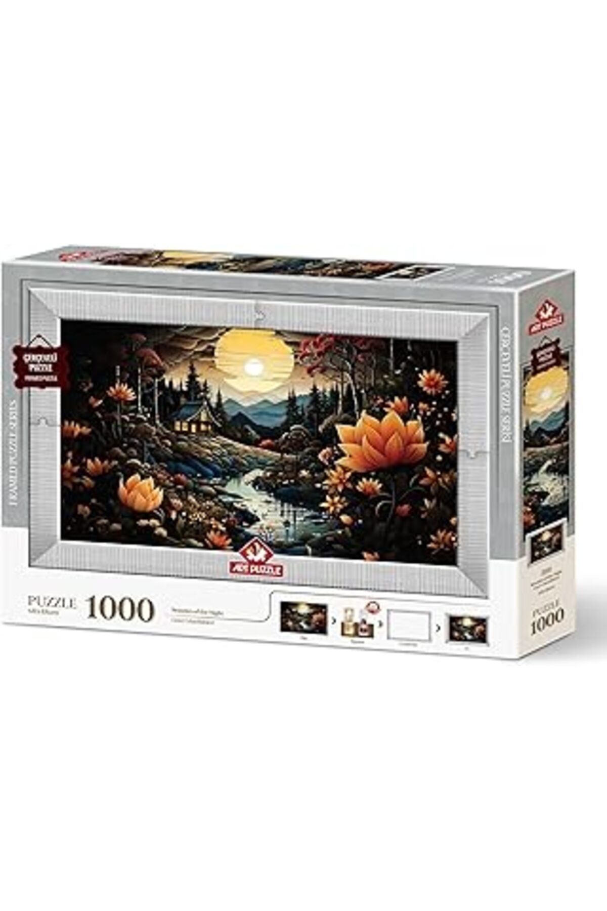 karadağsb Art Puzzle Gece Güzellikleri 1000 Parça Çerçeveli Puzzle