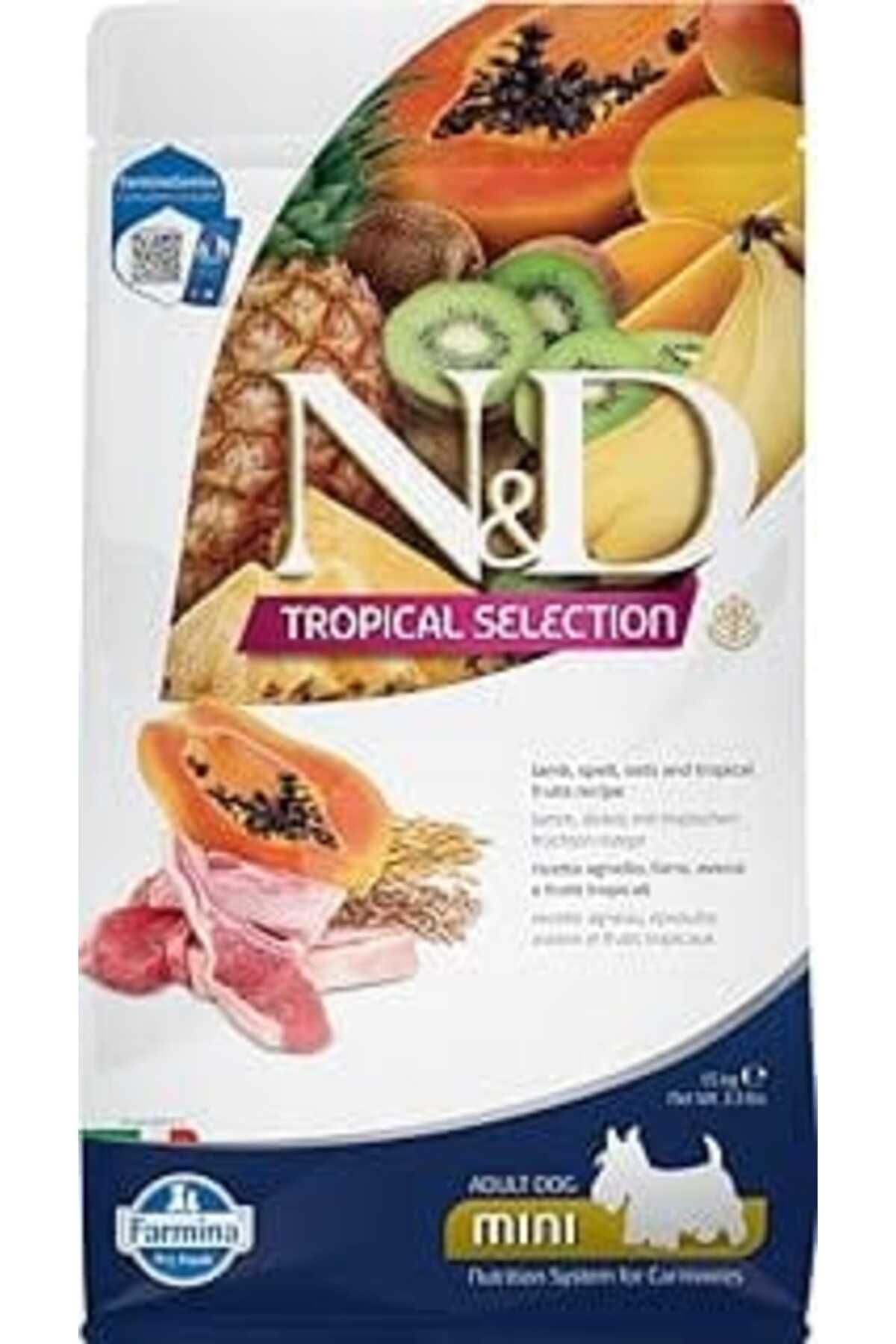 Mu Art Farmina Pet Foods Tropical Selection Kuzu Etli Ve Tropikal Meyveli Mini Irk Yetişkin Köpek Maması 1