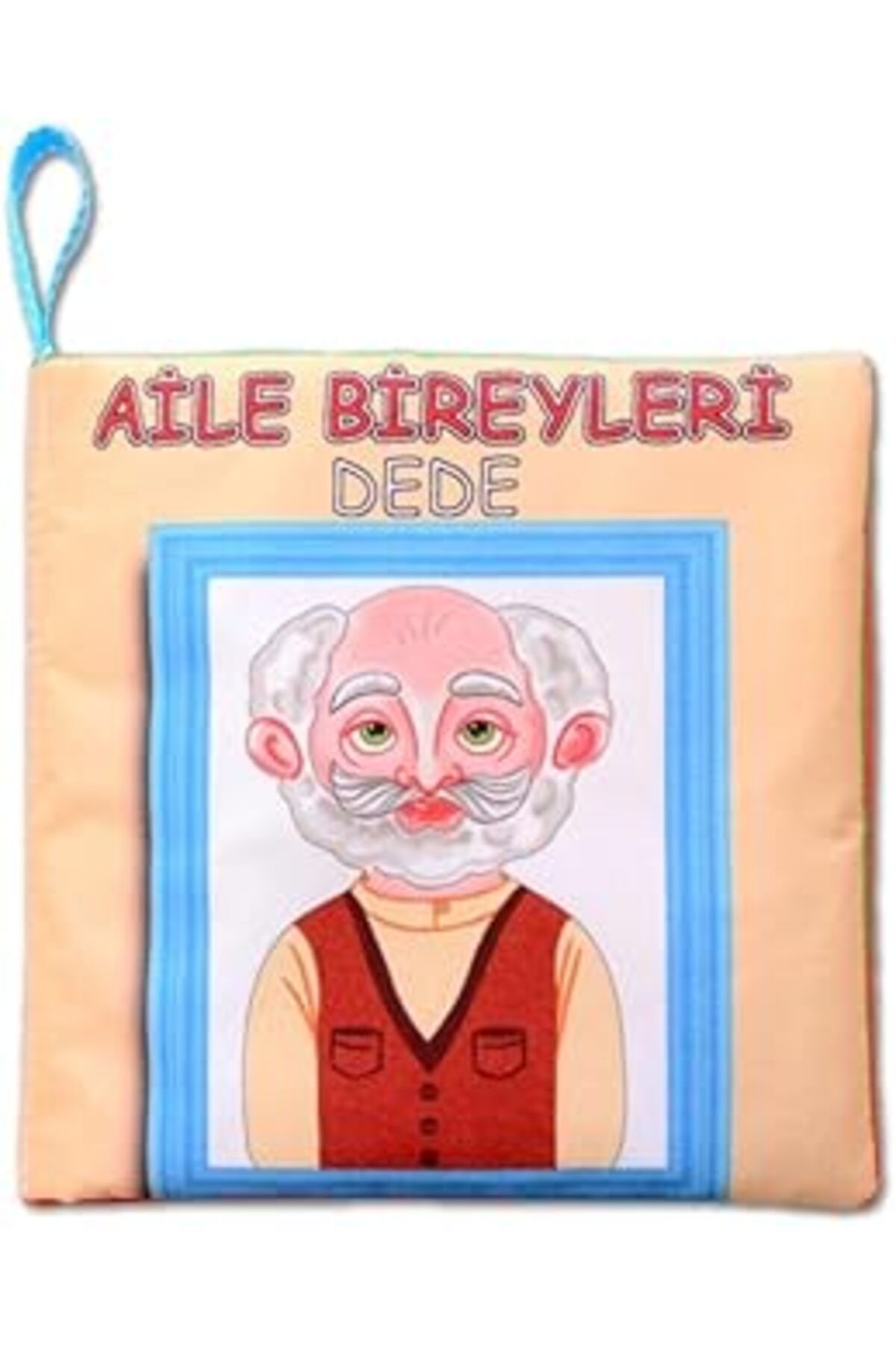 karadağsb Tox Aile Bireyleri Sessiz Kumaş Kitap - Bez Kitap , Eğitici Oyuncak , Yumuşak Ve Hışırtılı