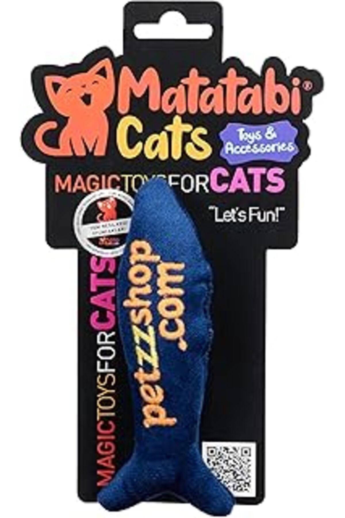 Mu Art Matatabi Cats Jr.fish Balık Şekilli Kedi Oyuncağı 15cm