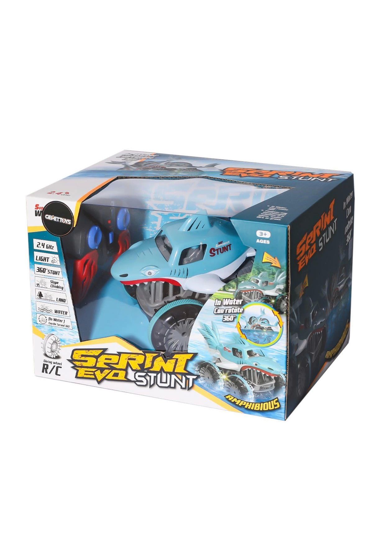 karadağsb 989-313 Kumandalı Suda Karada Giden Köpek Balığı -Gepettoys