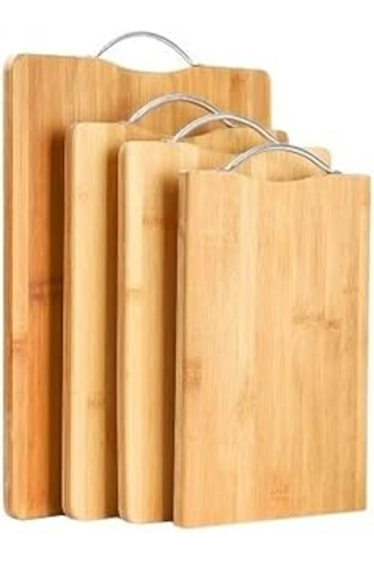 karadağsb Orret Home Metal Saplı Bambu Kesme Tahtası, Ahşap Kesim Panosu, Et, Balık, Sebze Ve Ekmek Için Çok