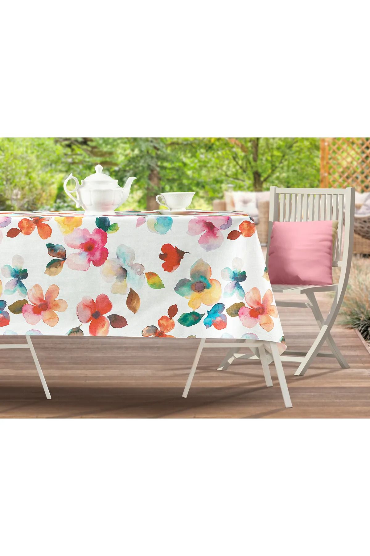 Madame Coco Ardi Pvc Masa Örtüsü  140x140 Cm