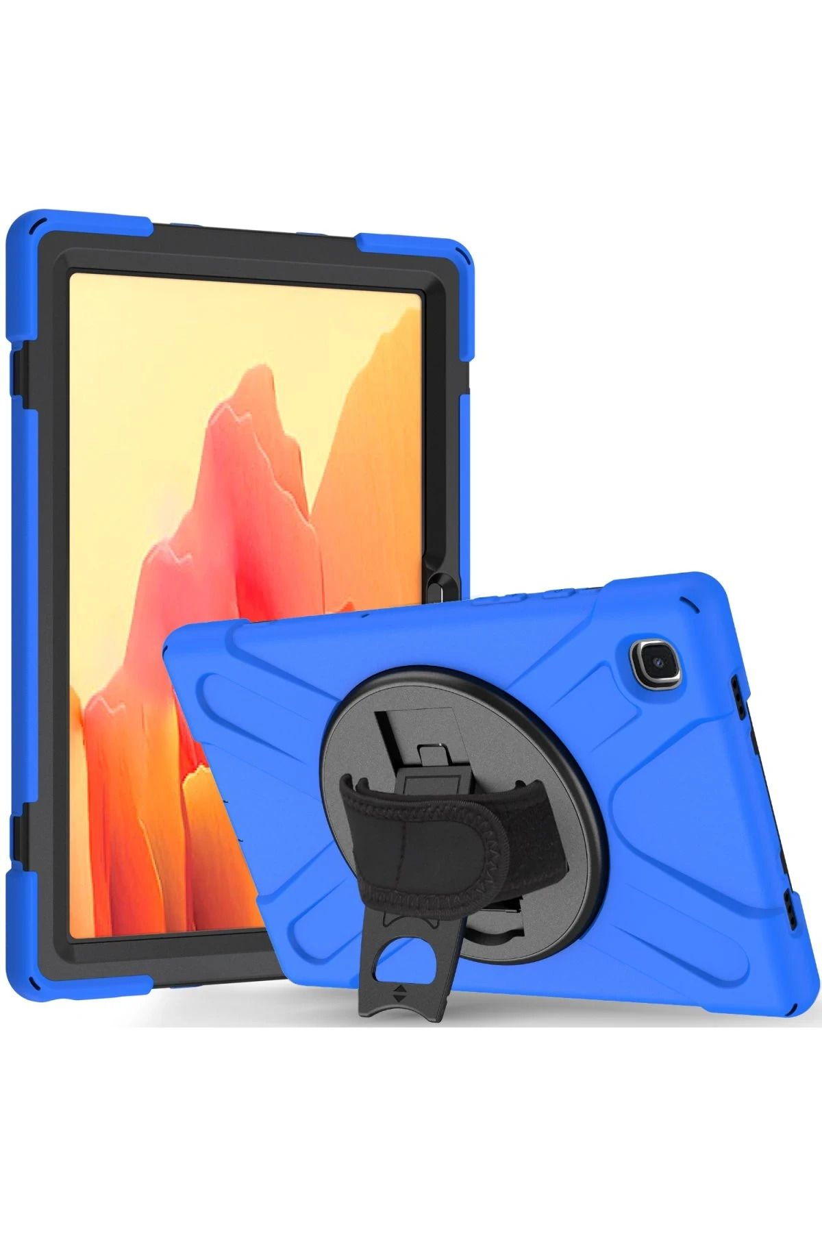 NewFace Samsung Galaxy T220 Tab A7 Lite 8.7 Kılıf Amazing Tablet Kapak - Mavi BSTMY