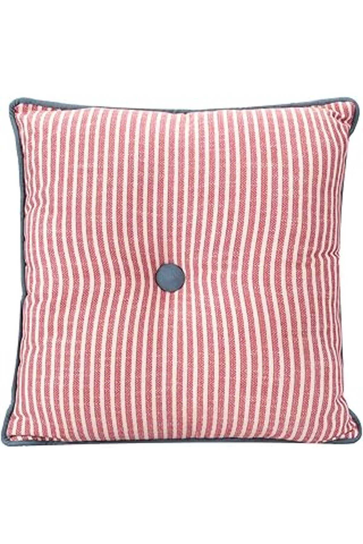karadağsb Porland Chantilly Kırmızı Çizgili Pamuk Yastık 40X40Cm