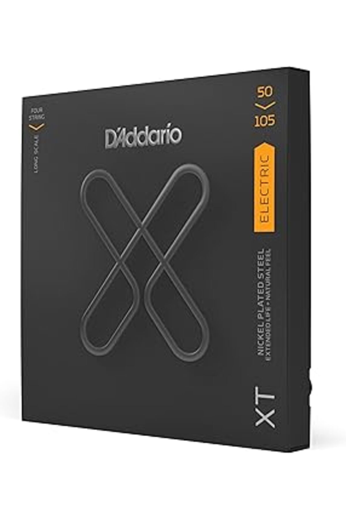 Pazarcan D'Addario Xtb50105, Xt Bas Gitar Enstrüman Telleri Nikel Kaplama Çelik, Orta, Uzun Ölçekli, 50-105
