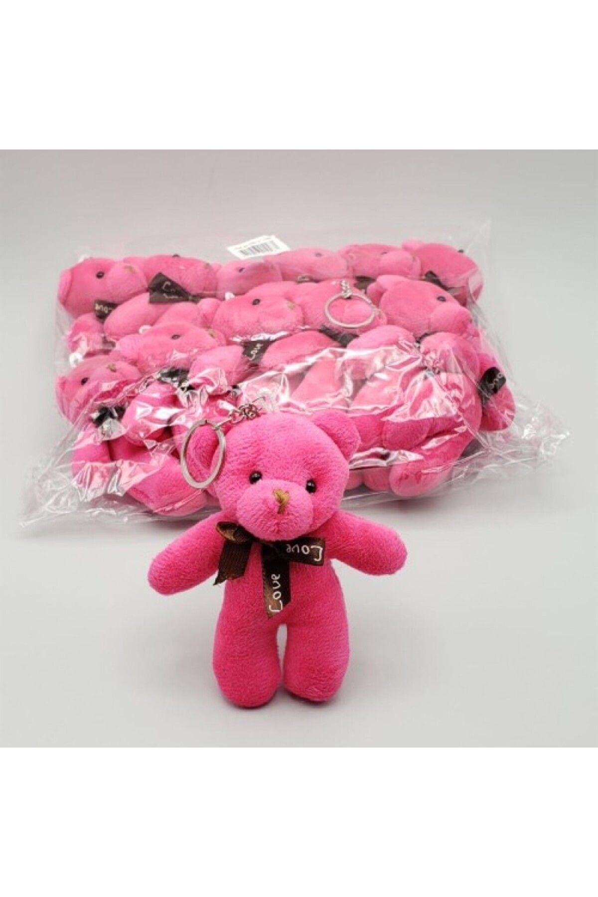Allproduct Mini Ayıcık Anahtarlık Pembe Renk