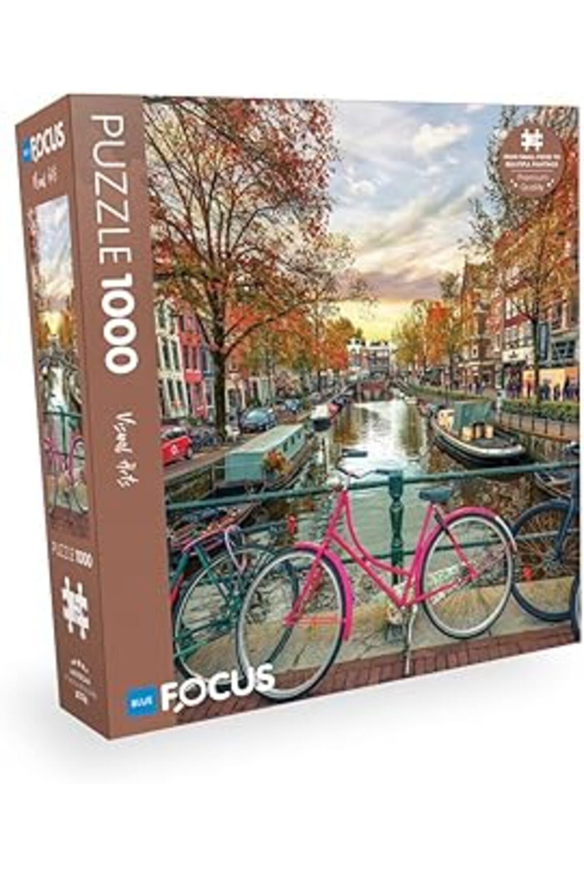 karadağsb Blue Focus 1000 Parça Puzzle - Amsterdam