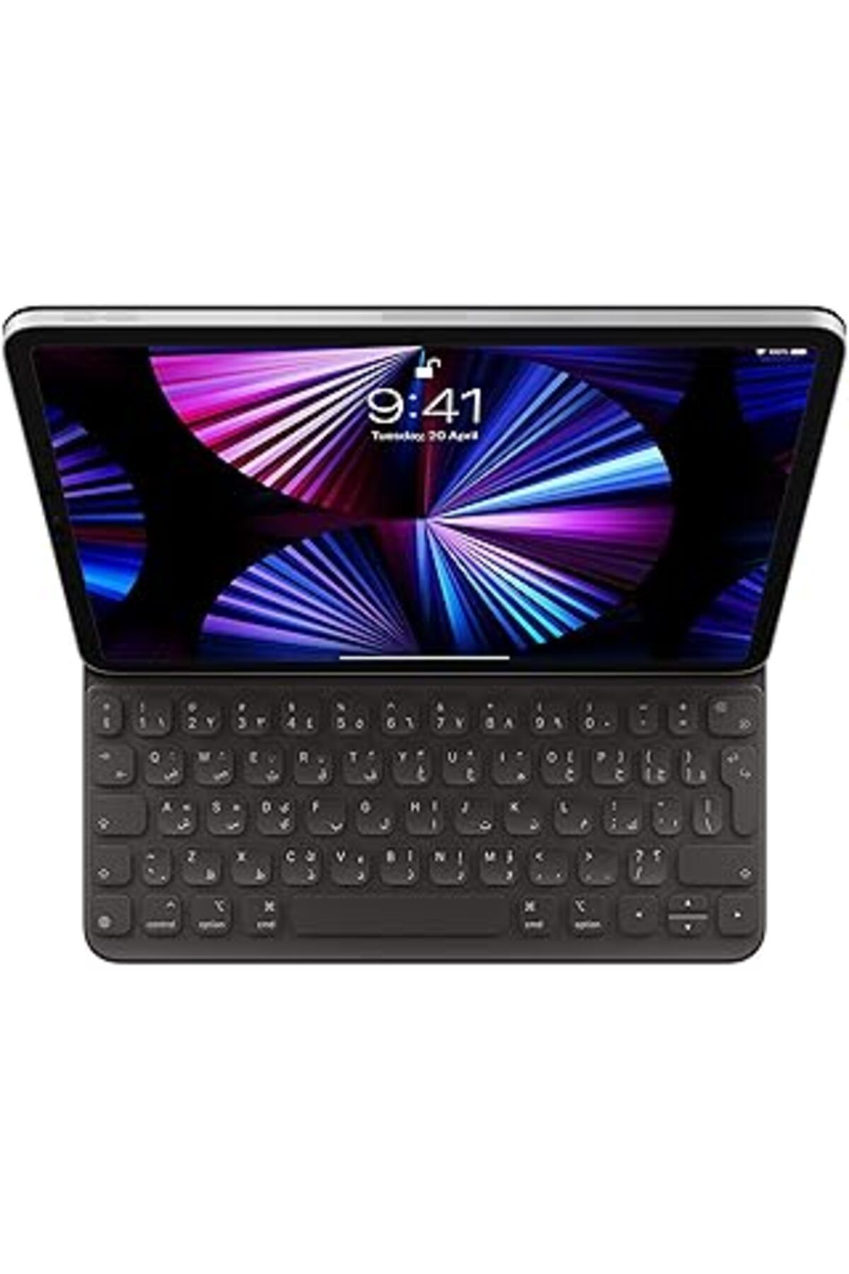 Mu Art Smart Keyboard Folio: 11 Inç Ipad Pro Ve Ipad Air (4. Ve 5. Nesil) Ipad Klavyesi Ve Kılıfı, Iki Far