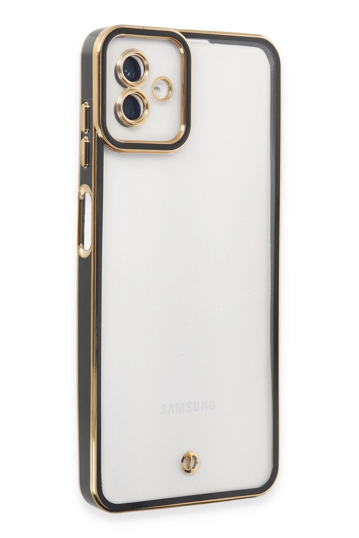 NewFace Samsung Galaxy A04 Kılıf Liva Lens Silikon - Siyah JOJUA