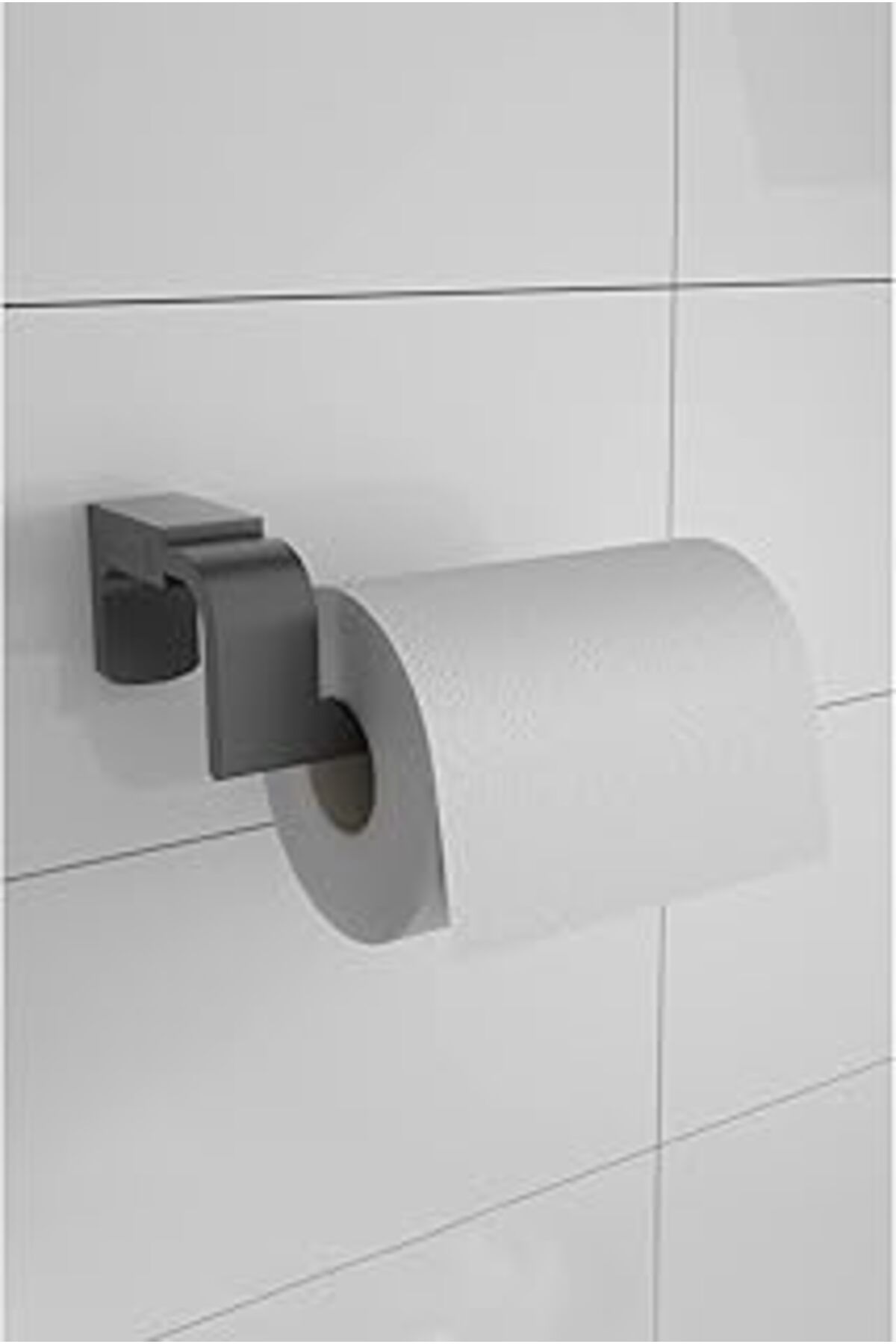 Pazarcan Alper Banyo F1 Model Paslanmaz Siyah Tuvalet Kağıdı Askısı, Tuvalet Kağıdı Tutacağı, Tuvalet Kağıtl