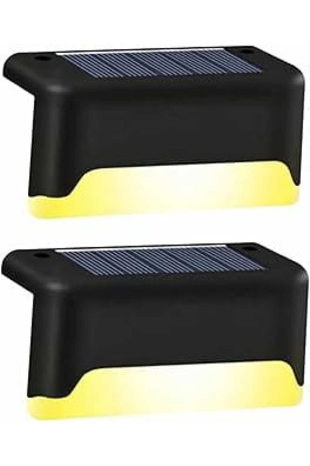 Pazarcan Kyrotech 2 Adet Led Solar Güneş Enerjili, Merdiven, Veranda, Bahçe, Balkon Ve Çit Lambası, Köşebent