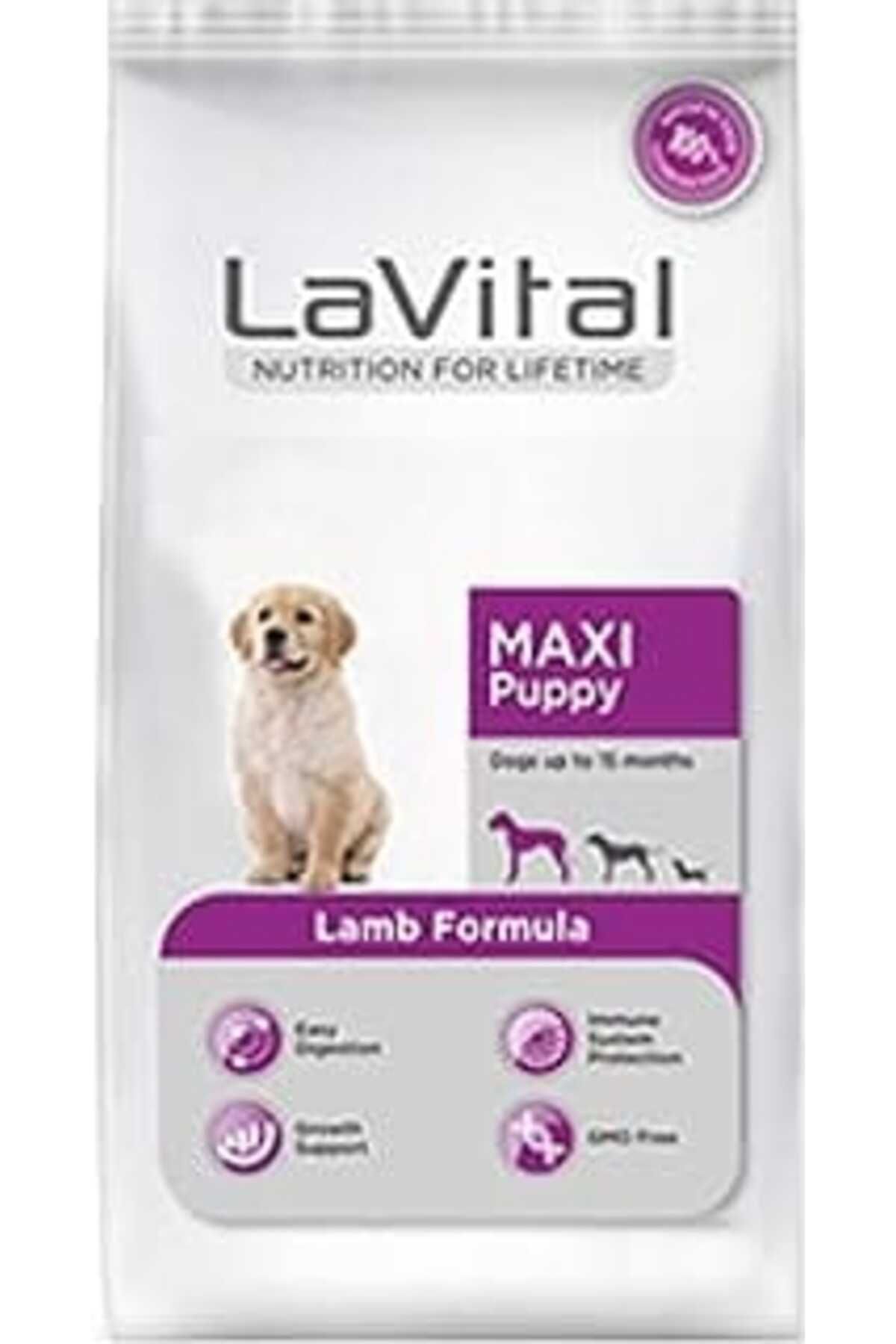 Mu Art La Lavital, Büyük Irk Yavru Köpek Maması Kuzulu, 801-103838, 3Kg, Standart