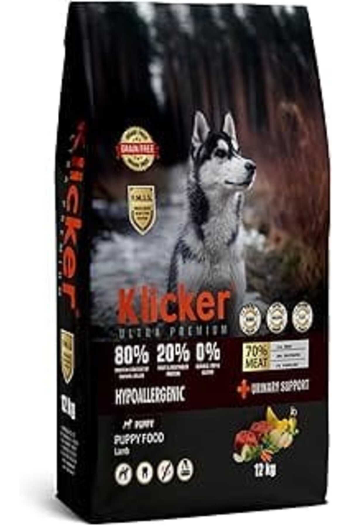 Mu Art Klicker Tahılsız Yavru Köpek Maması Kuzulu 12Kg