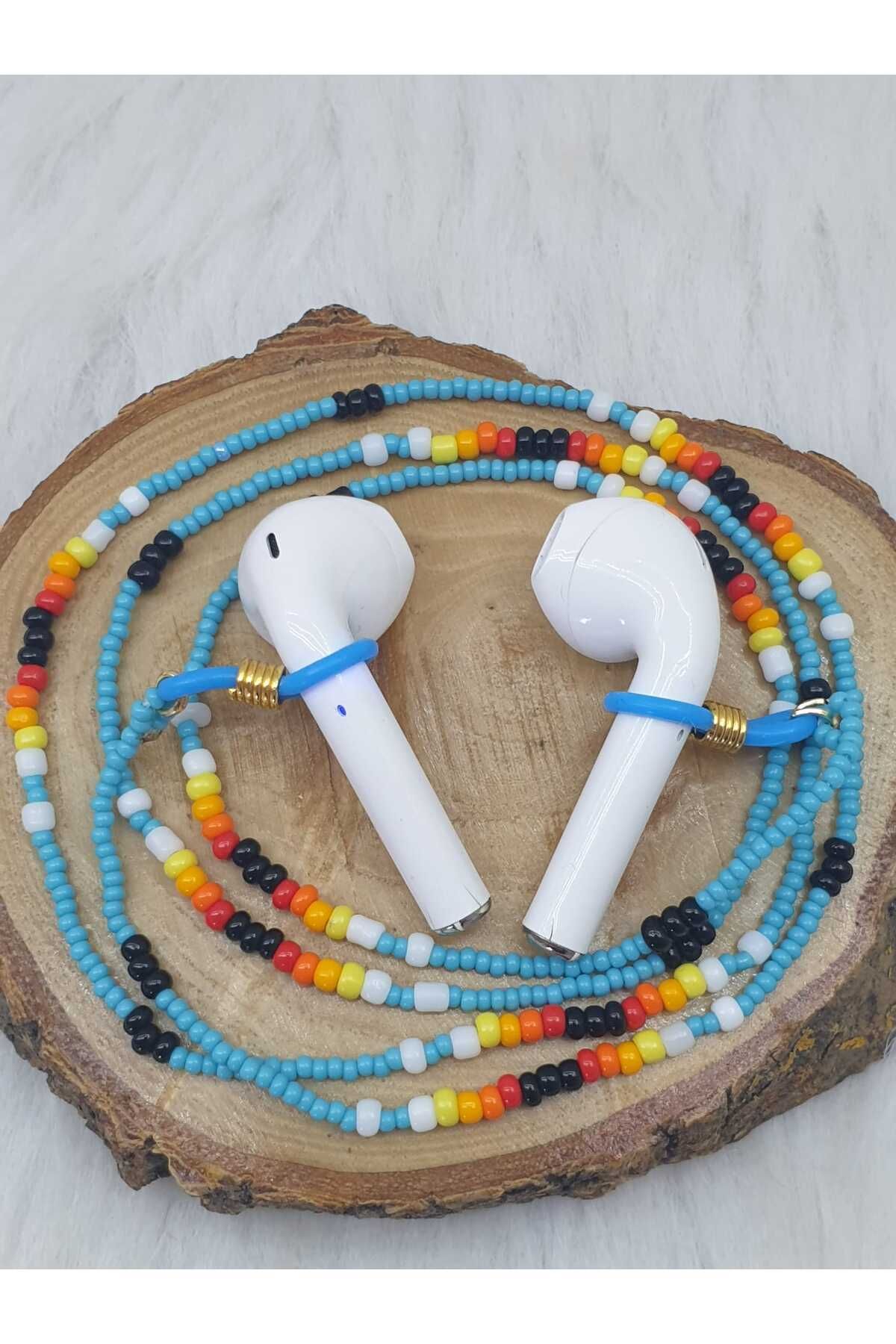 HAPPY HANDMADE ZİNCİR-AİRPODS ASKISI-YENİ NESİL KULAKLIK ZİNCİRİ-HEDİYELİK-KALPLER