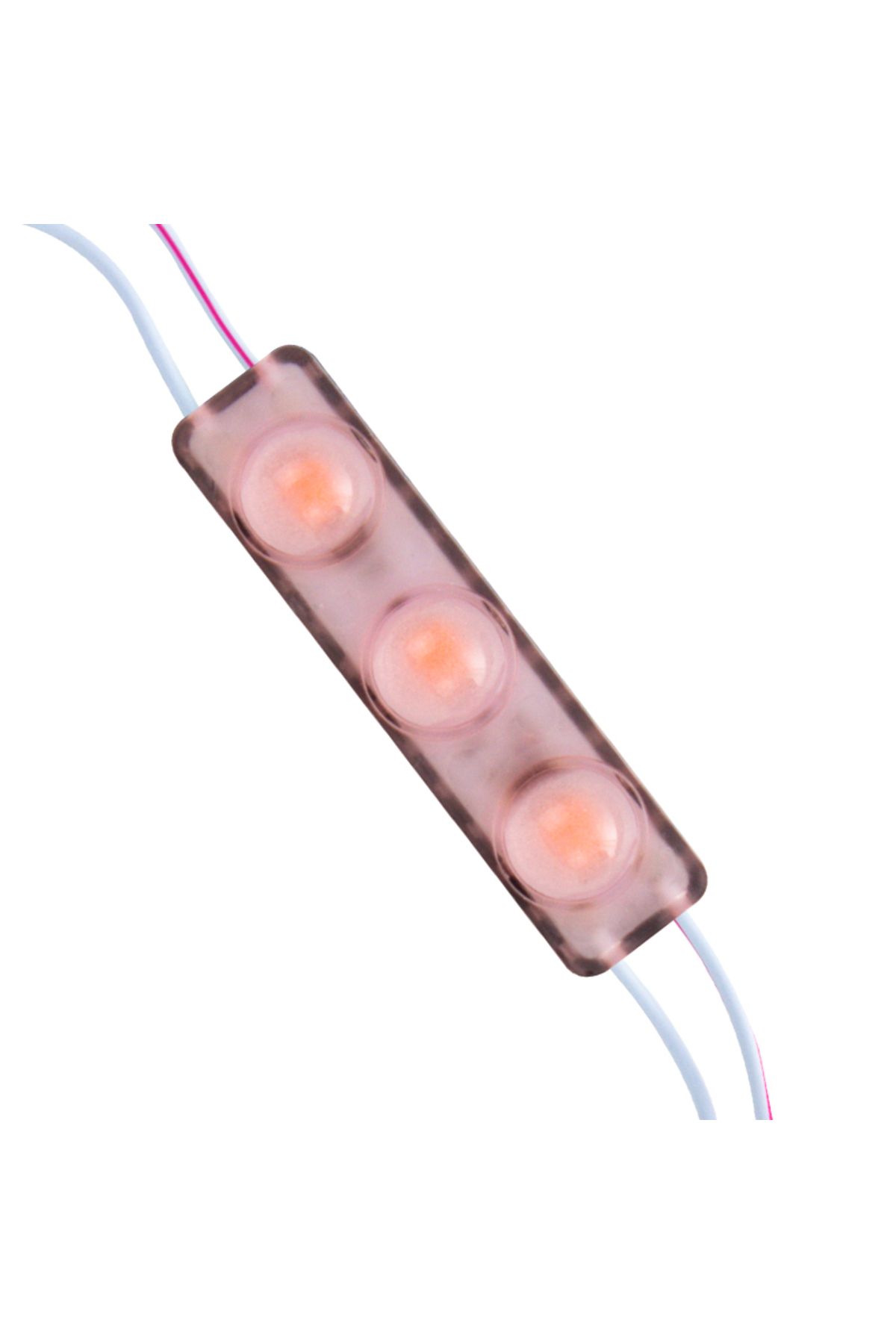 robotrend Modül Led 12V 1.5W Pembe Yanip Sönen Parlak Tek Renk 2835 69X16 Mm Ip65 160-180Lm 160 Derece