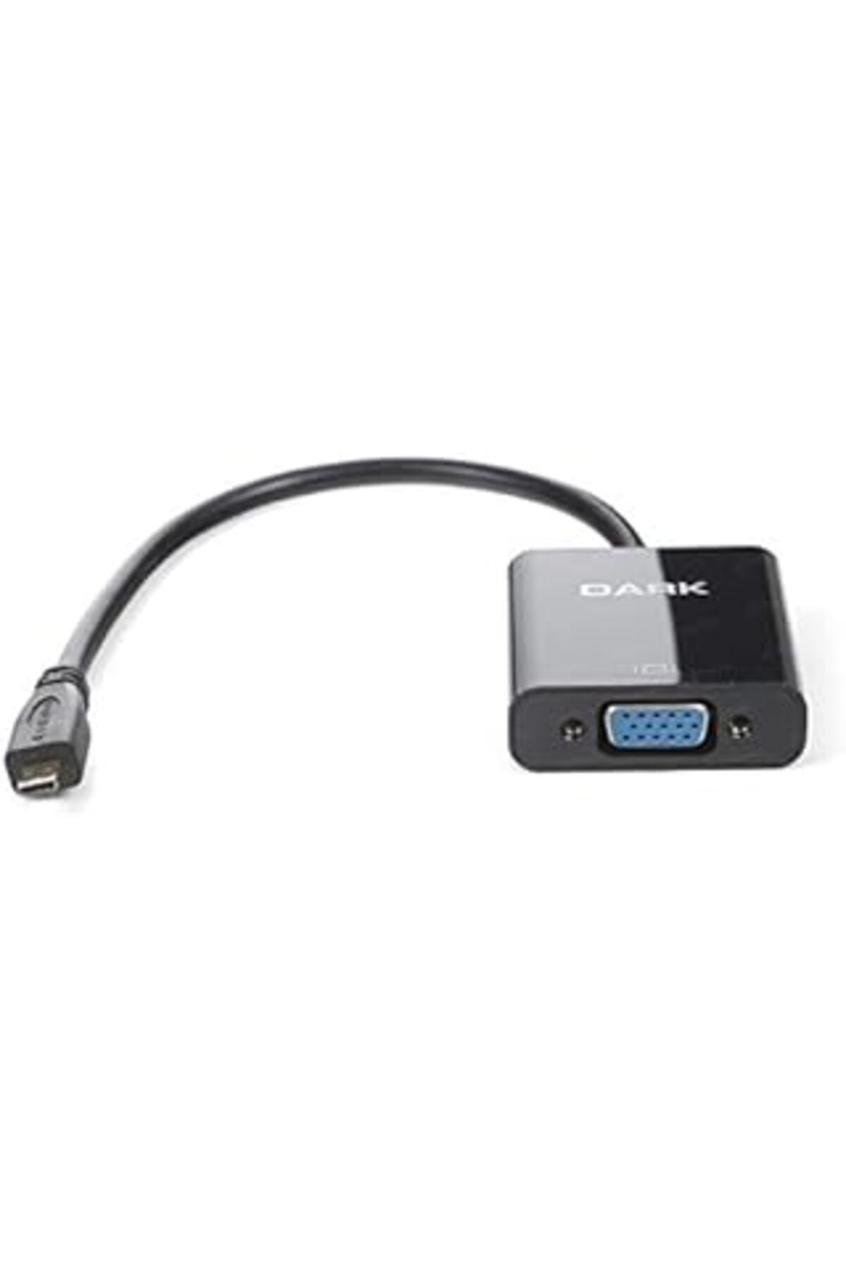 Mu Art Dark Micro Hdmi - Vga Aktif Dijital- Analog Dönüştürücü (Dk-Hd-Ahdmicroxvga)
