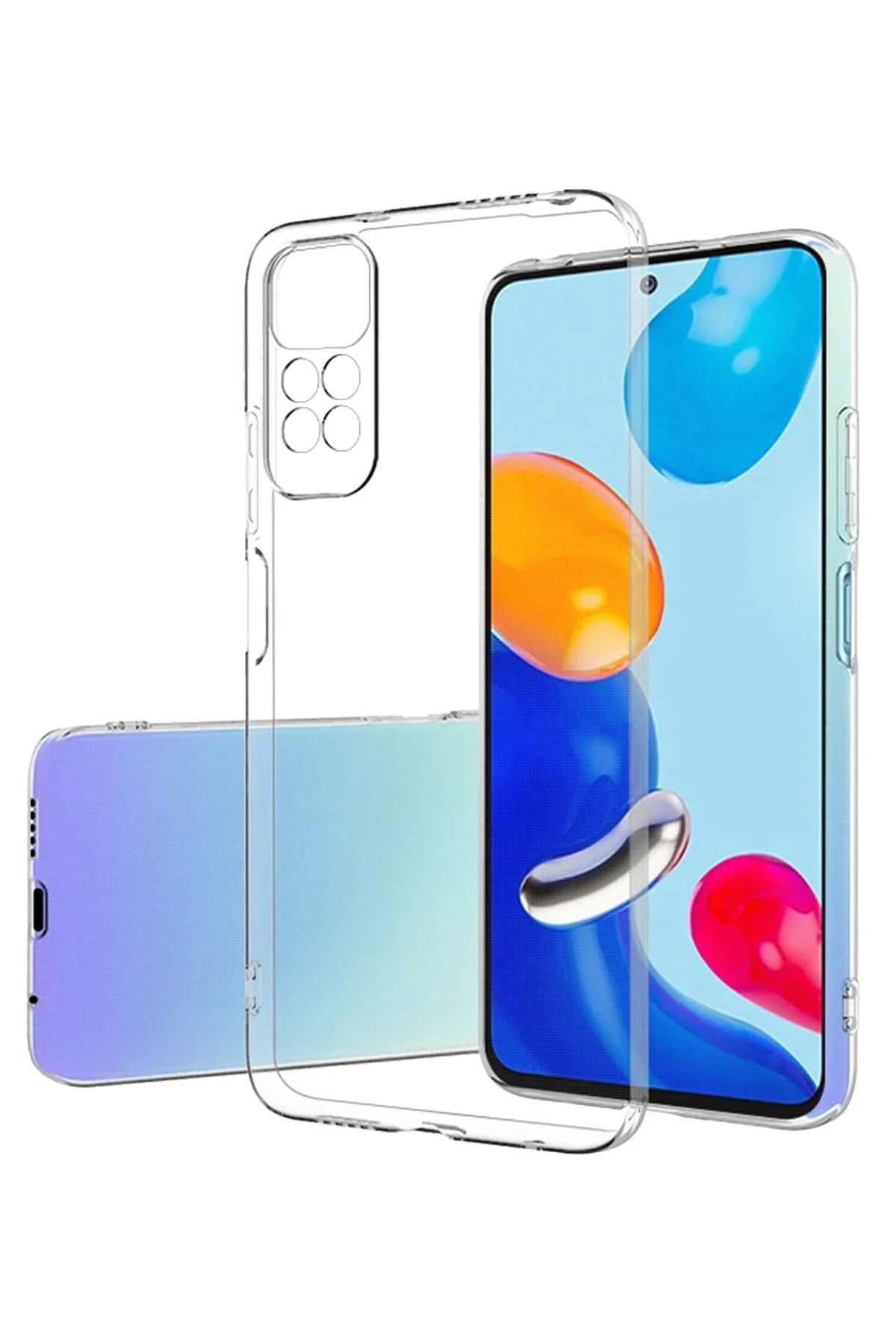NewFace Xiaomi Redmi Note 12 Pro 4G Kılıf Lüx Şeffaf Silikon NRMSA
