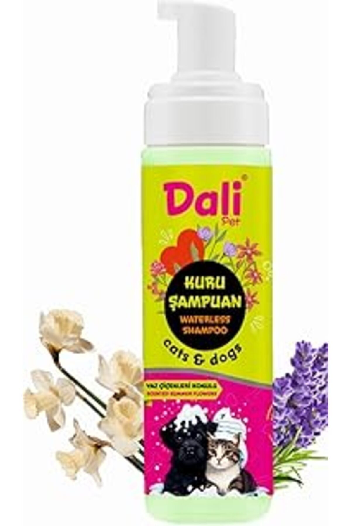 Mu Art Ahşap Dali Pet Kedi Ve Köpekler Için Kuru Şampuan, Durulamasız, Susuz - Bit, Pire, Dış Parazit, Kene, Uyu