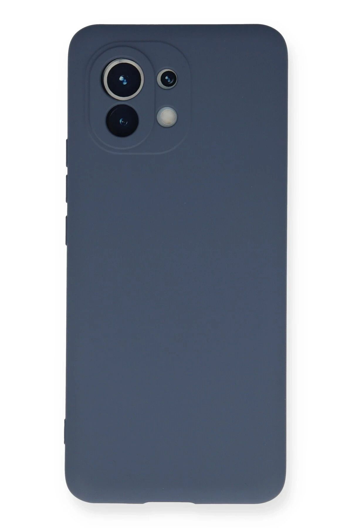 NewFace Xiaomi Mi 11 Kılıf Nano içi Kadife Silikon - Gri JOJUA