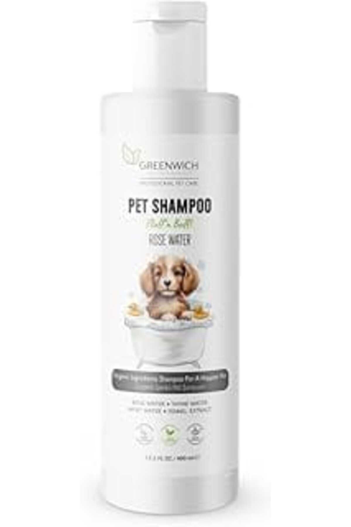 Mu Art Ahşap Greenwich Köpek Şampuanı Kedi Şampuanı Bit Pire Kene Parazit Uzaklaştırıcı Giderici Vegan O
