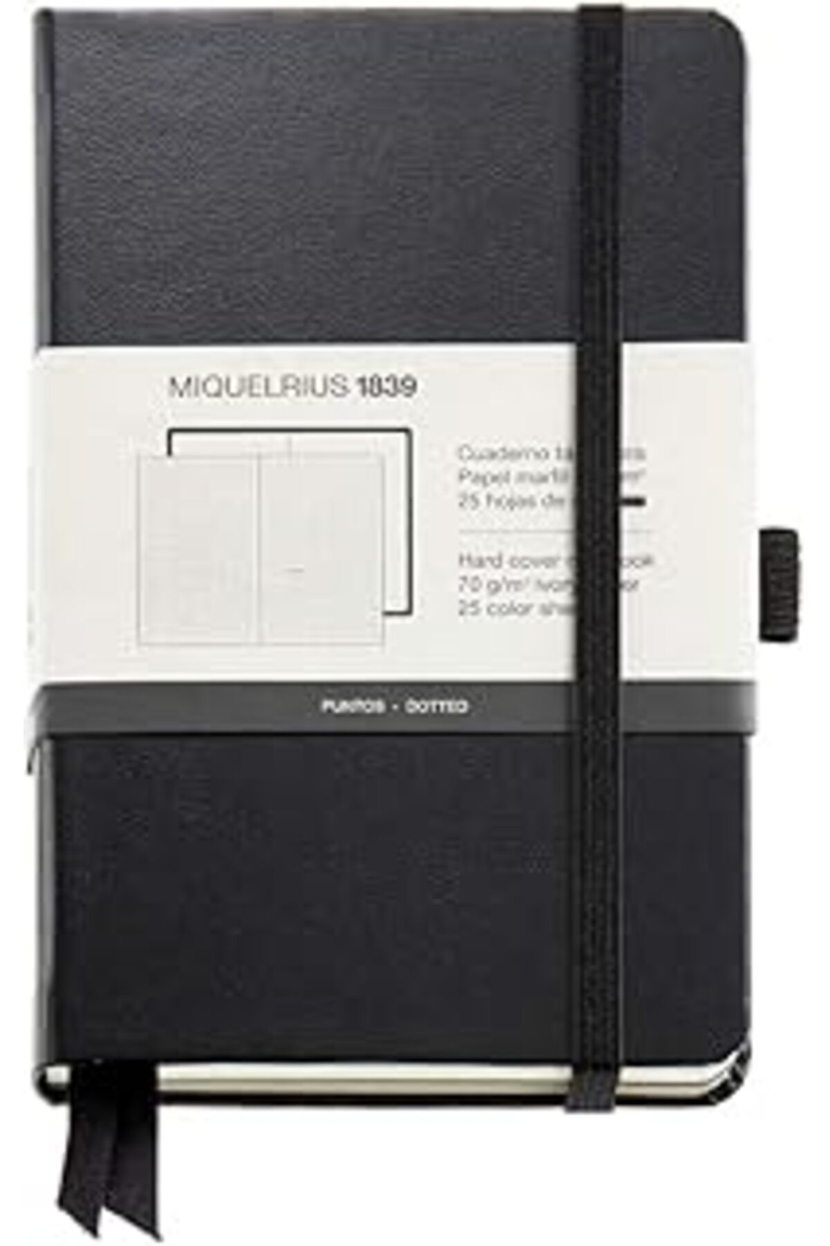 robotrend Miquelrius Defter Mr 90X140 Kareli W/Elastik Siyah