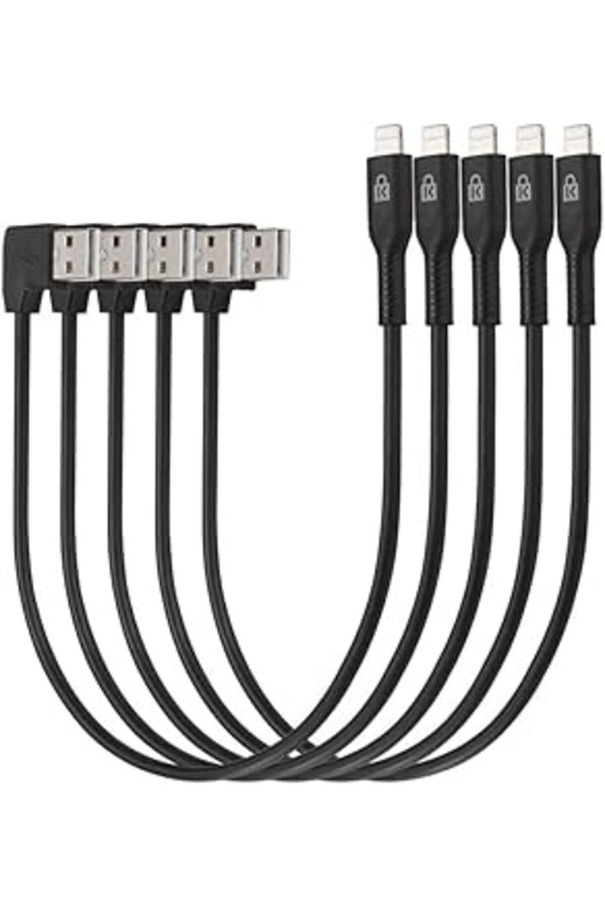 jupiter global bazaar Kensington Lade-Senkronizasyon Usb Lightning – 5 Adet Siyah