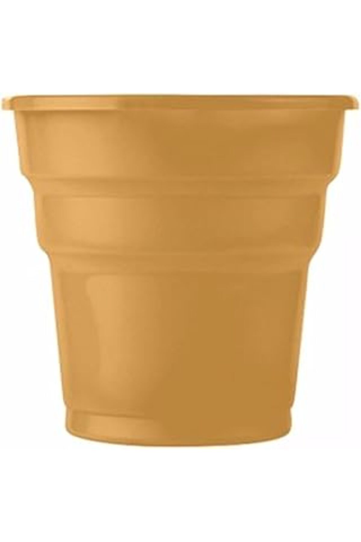karadağsb Plastik Bardak Parti Doğum Günü Etkinlik Için 25'Li Altın Gold Renk Bardak 25 Adet