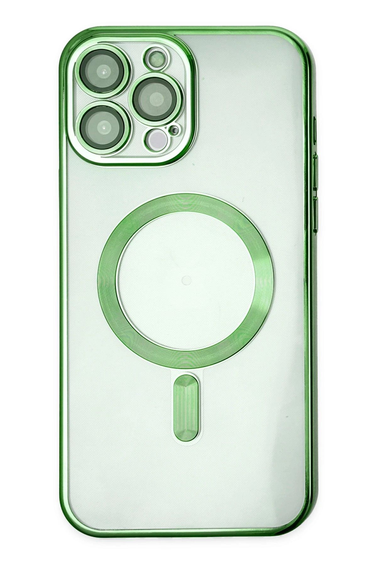 NewFace iPhone 13 Pro Kılıf Kross Magneticsafe Kapak - Koyu Yeşil JOJUA