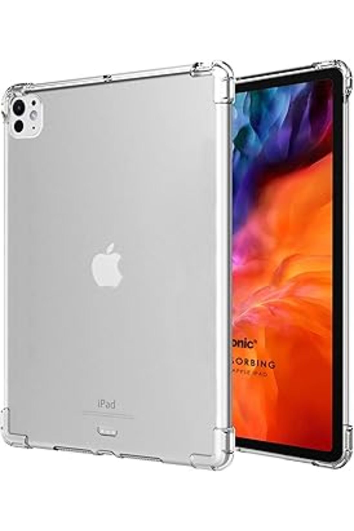 karadağsb Microsonic Apple Ipad Pro 13 2024 Için Kılıf (A2925-A2926) Shock Absorbing Şeffaf [Ipad Pro 13 2024