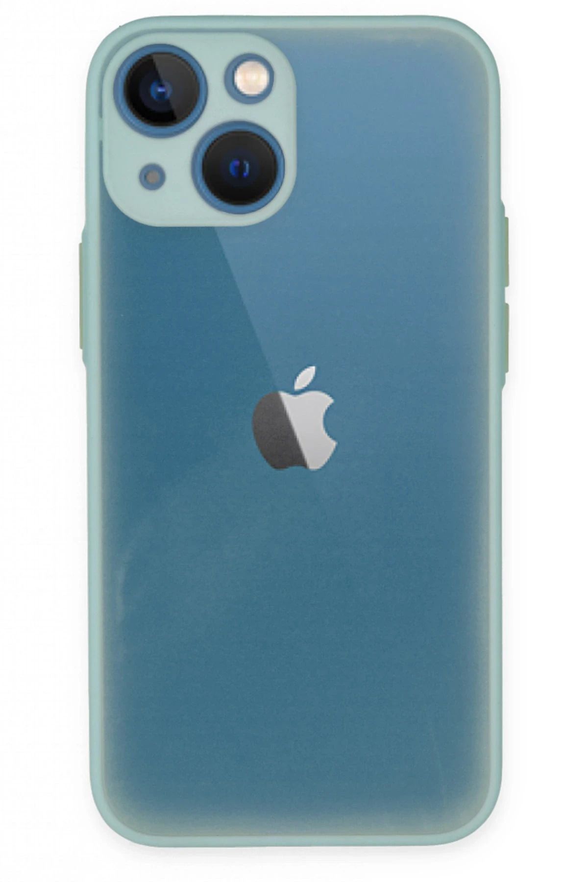 NewFace iPhone 15 Kılıf Montreal Silikon Kapak - Açık Yeşil JOJUA