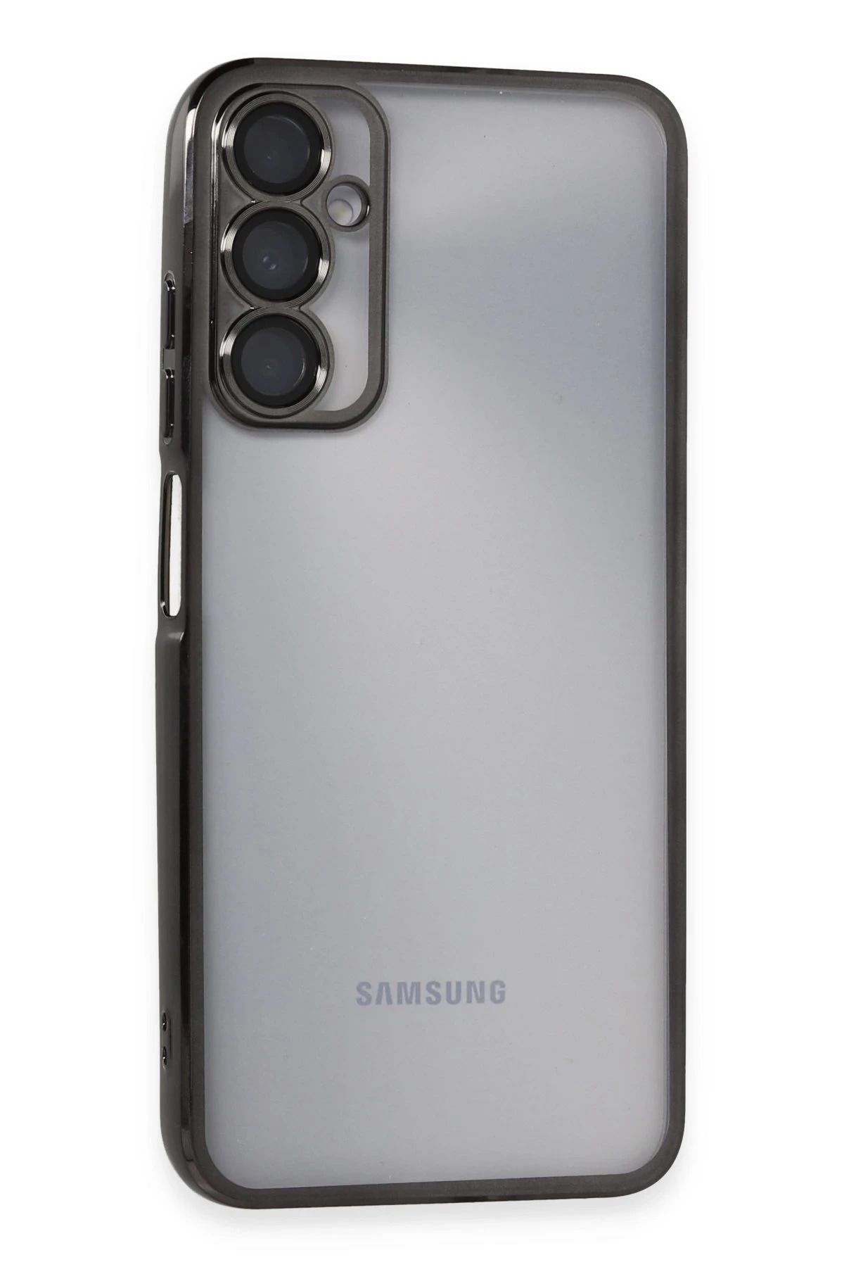 NewFace Samsung Galaxy A05S Kılıf Lensli Silikon - Siyah JOJUA