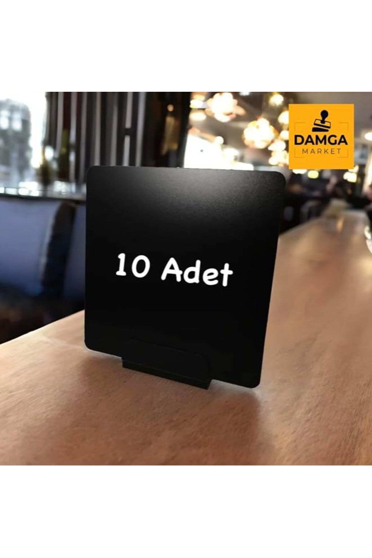 STOREMAX nffashopm PVC Fiyat Etiket Tutucu, Standlı Yazılıp Silinebilir Siyah Fiyat Etiketi Seti - 10 Adet