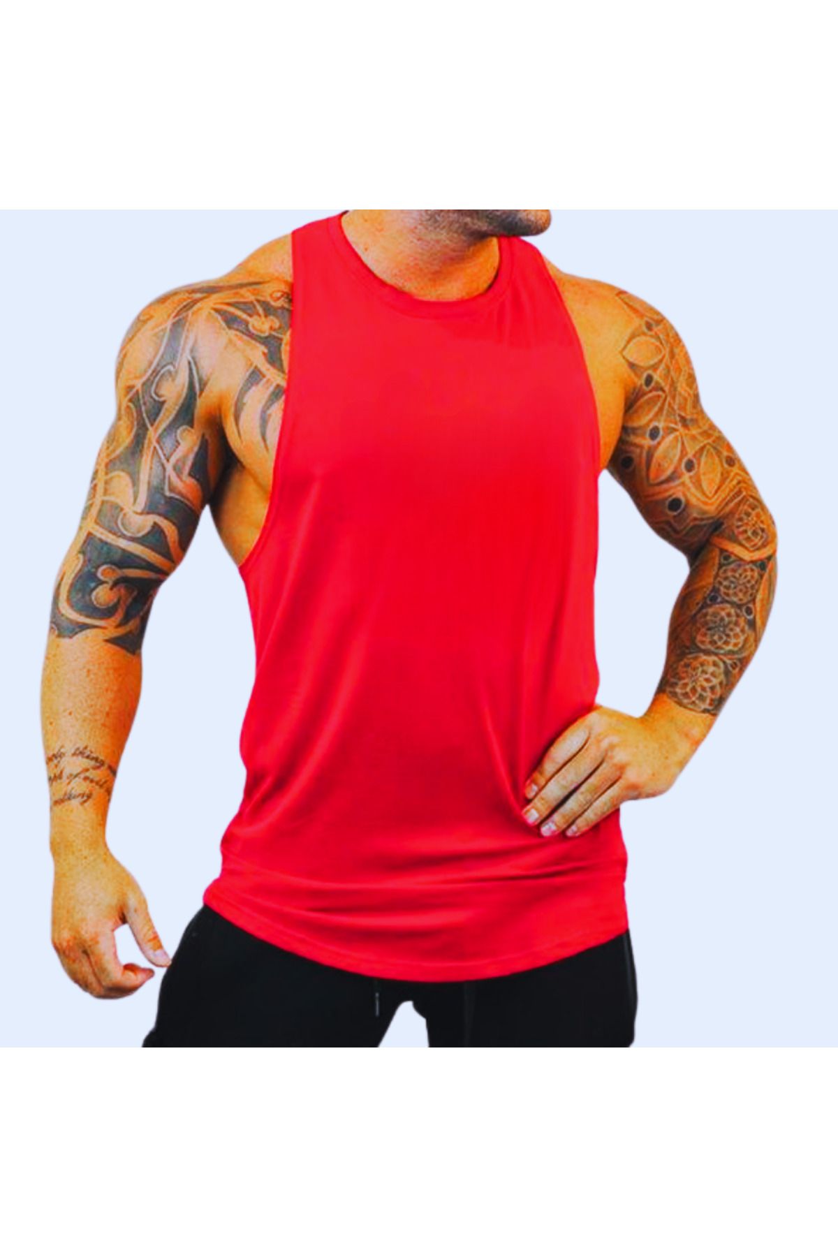 RUTBİL SPORTS Fitness Atleti Gym Fitness Tank Top Sporcu Atleti Spor Atleti Sporcu Atleti Fitness T-SHİRT