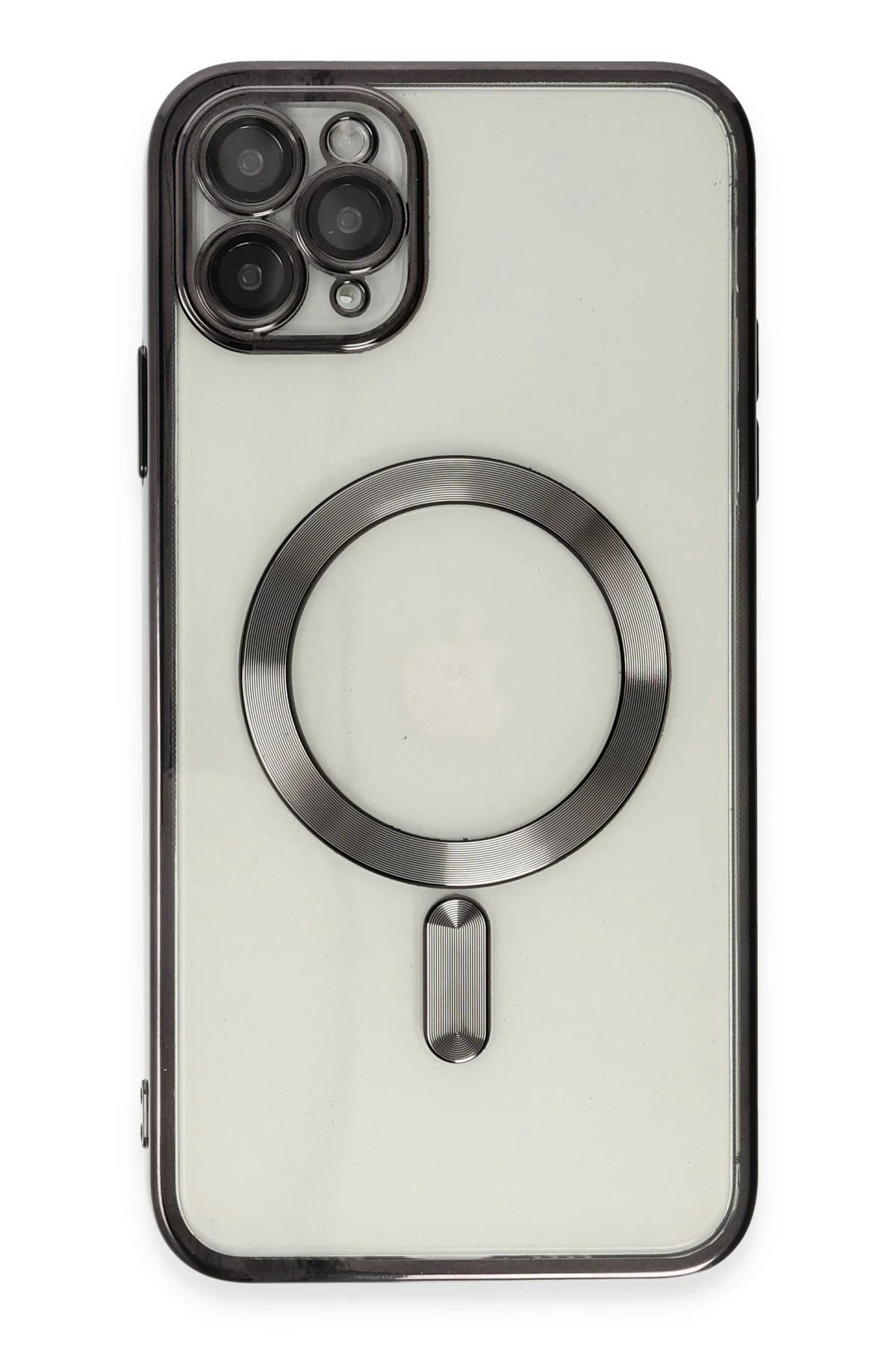 NewFace iPhone 11 Pro Kılıf Kross Magneticsafe Kapak - Siyah HNZRN