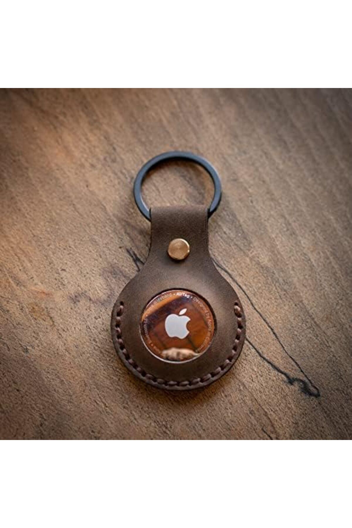 STOREMAX-X Design Airtag Keychain Case, Airtag Case, Real Leather Airtag Case, Ai 3