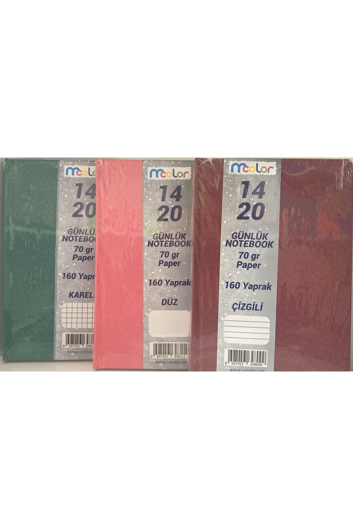 mcolor Modelist Defter 14x20 Cilt Bezli Lüks KARELİ