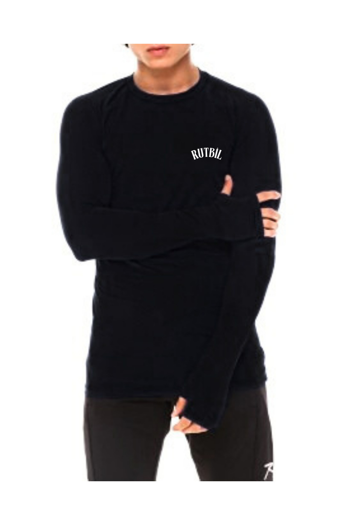 RUTBİL SPORTS-Finger Snap Long Sleeve Football Body Long Sleeve Fitness Body Gym Body Athlete Long Sleeve Body Finger Detail 1